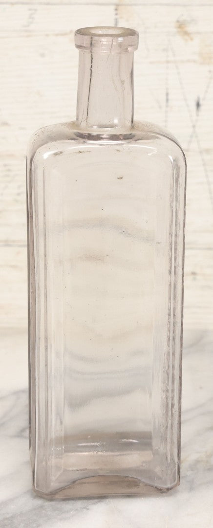 Lot 043 - Antique Blood Wine Patent Medicine Apothecary Glass Bottle By The Louis Daudelin Co., 8-1/2" Height