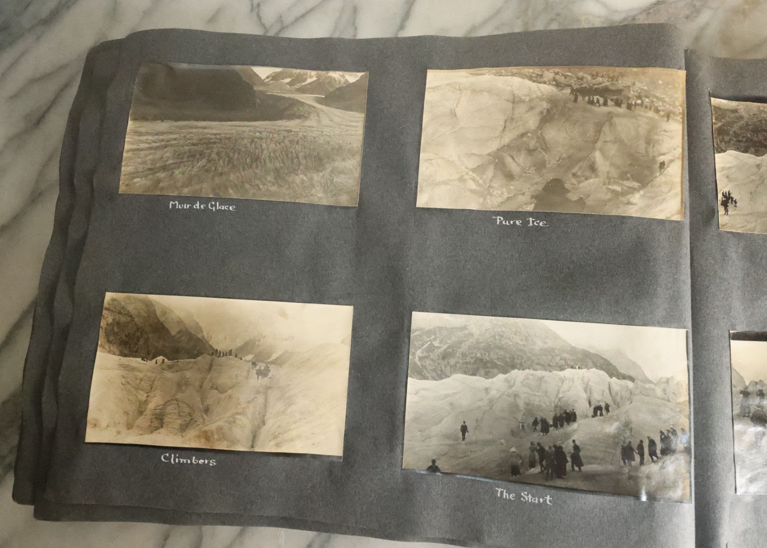 Lot 055 - Antique Snapshot Photo Album, Titled "Seeing Europe By Automobile, 1912" Well-Documented Album Containing 175+ Photographs Including Transatlantic Ocean Trip And Tour Of Europe With Dozens Of Handwritten Captions, Note Cover Detached