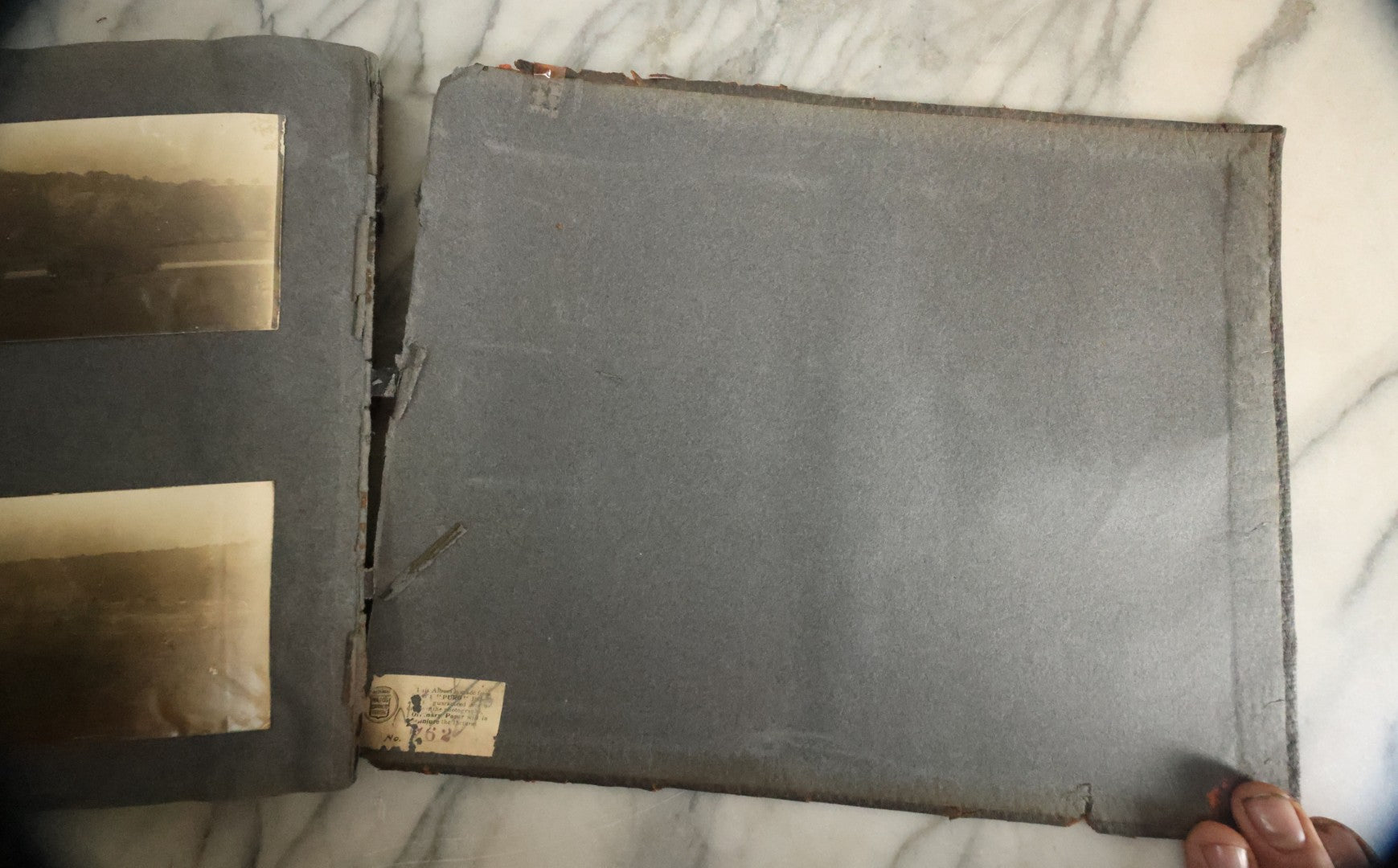 Lot 055 - Antique Snapshot Photo Album, Titled "Seeing Europe By Automobile, 1912" Well-Documented Album Containing 175+ Photographs Including Transatlantic Ocean Trip And Tour Of Europe With Dozens Of Handwritten Captions, Note Cover Detached