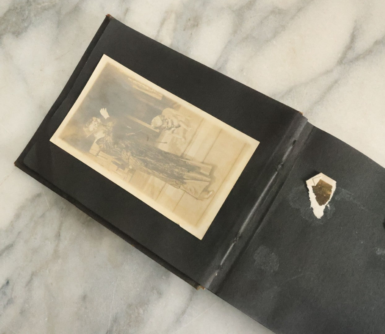 Lot 056 - Antique Snapshot Photo Album Featuring Many Photos Of Young Adults And Children Including Photos Of A Handsome Bulldog, A Trip Aboard A Steamship, And People Posing Outdoors, Circa 1920s
