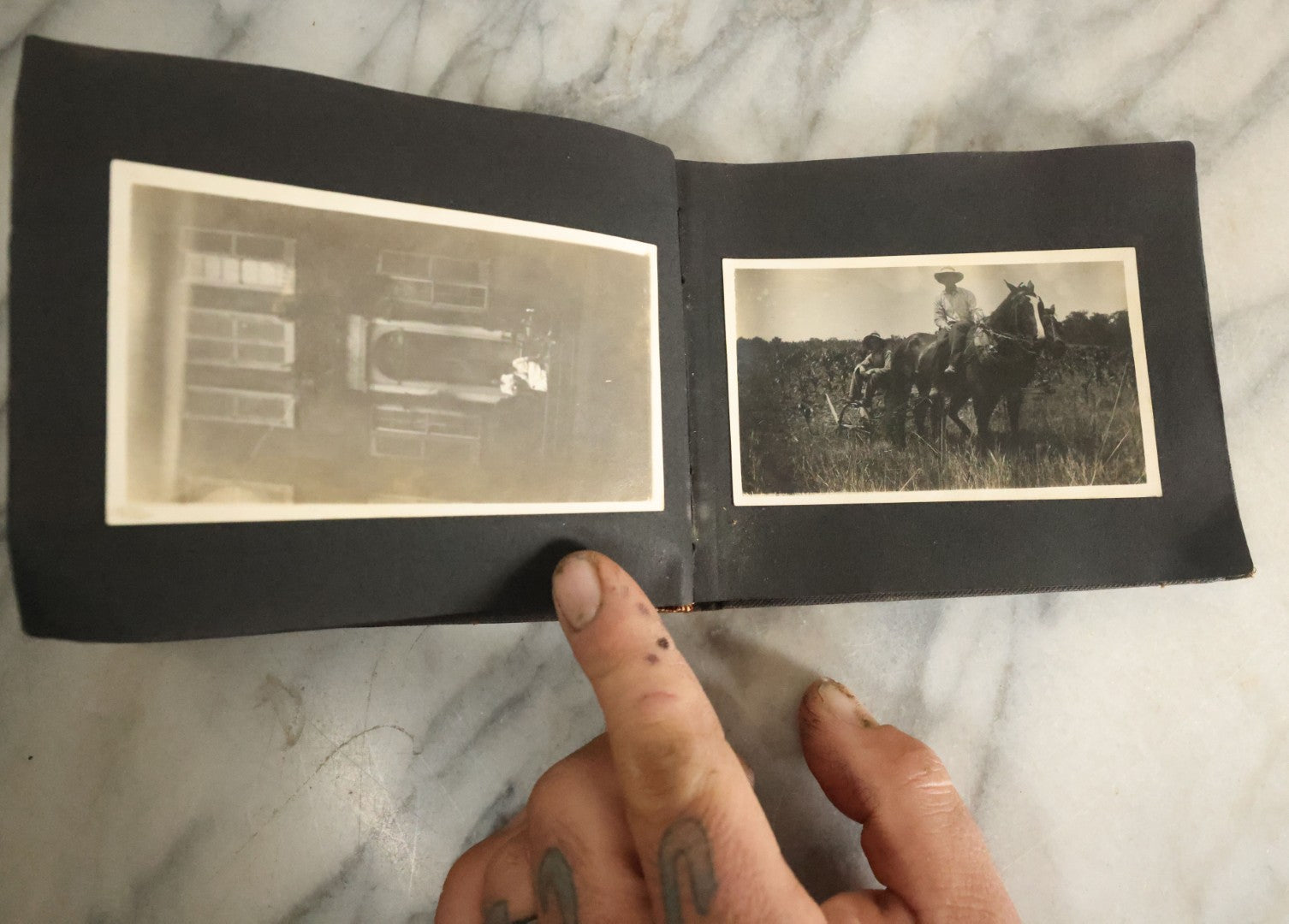 Lot 056 - Antique Snapshot Photo Album Featuring Many Photos Of Young Adults And Children Including Photos Of A Handsome Bulldog, A Trip Aboard A Steamship, And People Posing Outdoors, Circa 1920s