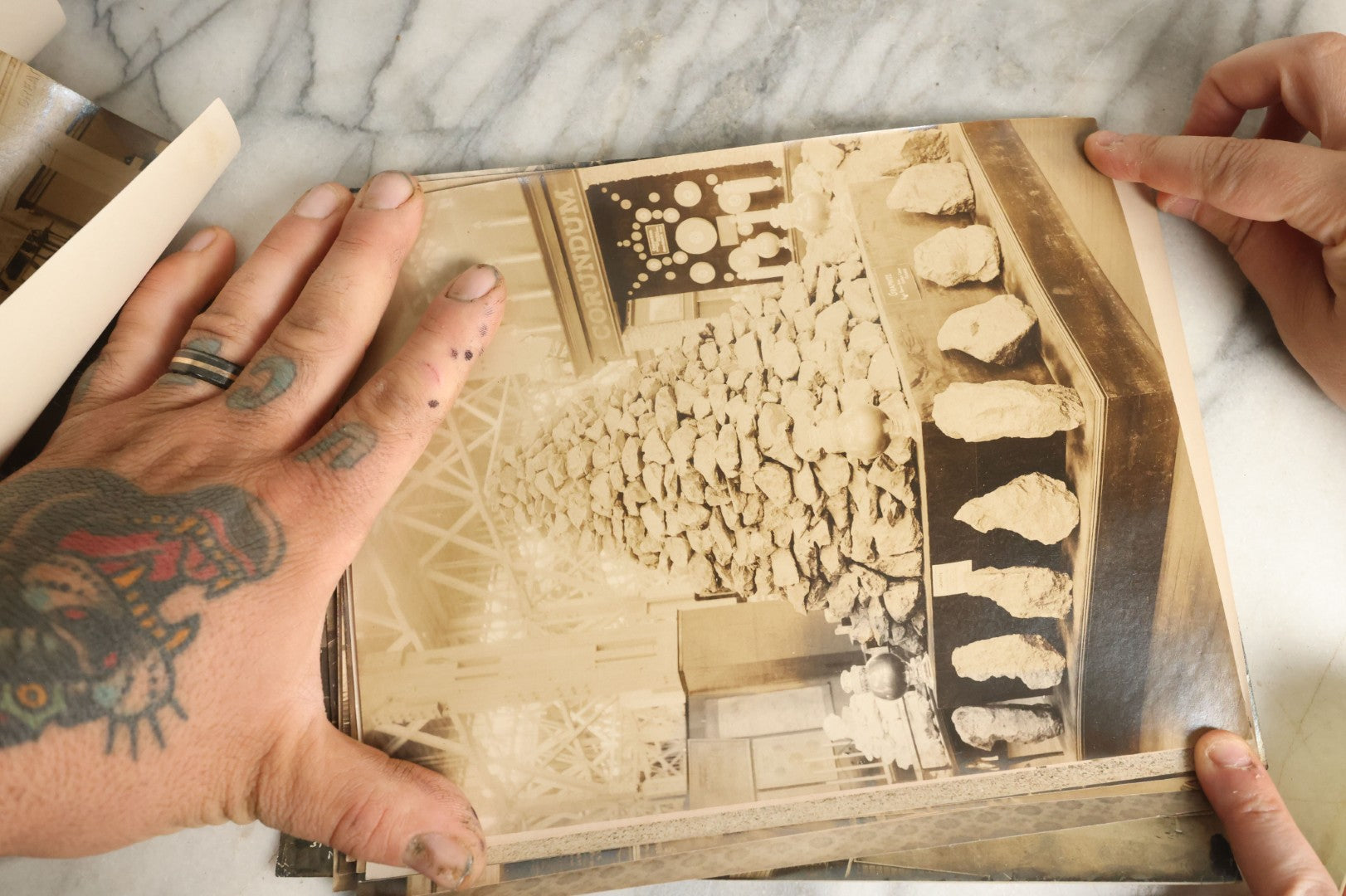 Lot 061 - Grouping Of 25 Antique Documentary Photographs Of The Canadian National Exhibition, Late 19th Century, With List Of Content Descriptions, Photos Are Curled