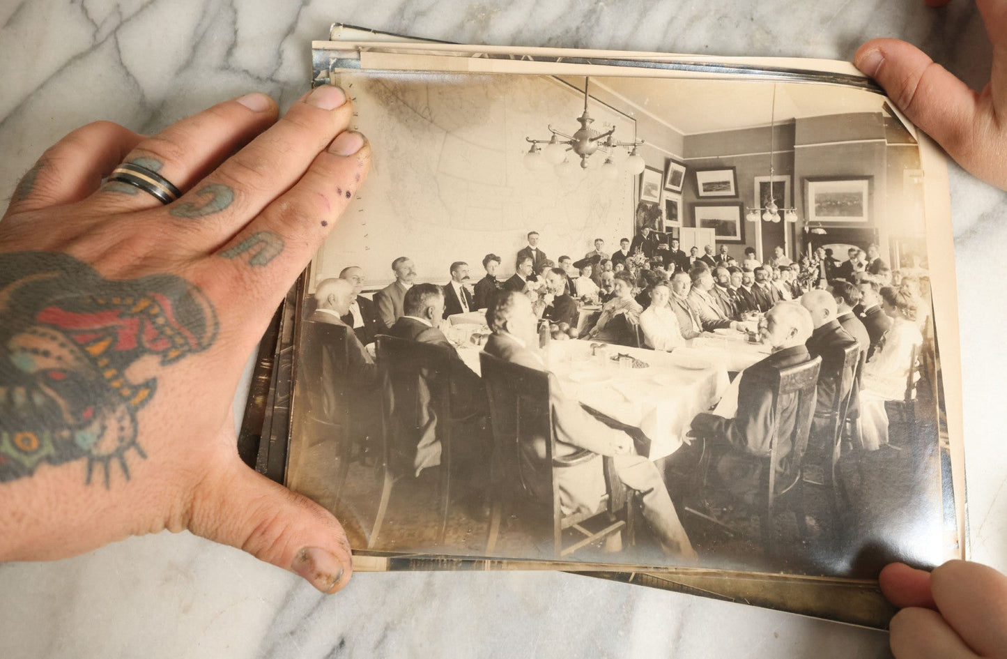 Lot 061 - Grouping Of 25 Antique Documentary Photographs Of The Canadian National Exhibition, Late 19th Century, With List Of Content Descriptions, Photos Are Curled