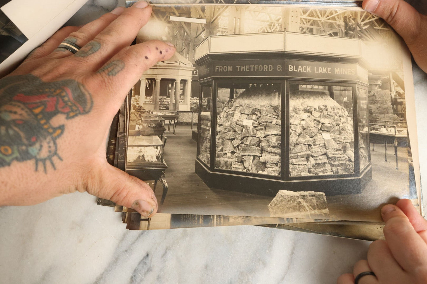 Lot 061 - Grouping Of 25 Antique Documentary Photographs Of The Canadian National Exhibition, Late 19th Century, With List Of Content Descriptions, Photos Are Curled