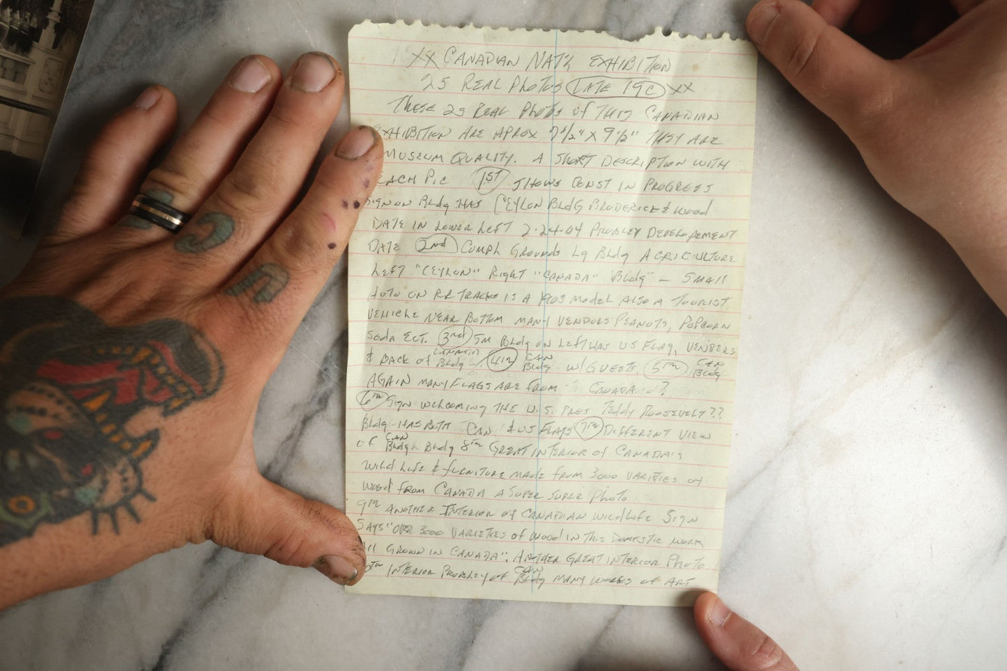 Lot 061 - Grouping Of 25 Antique Documentary Photographs Of The Canadian National Exhibition, Late 19th Century, With List Of Content Descriptions, Photos Are Curled