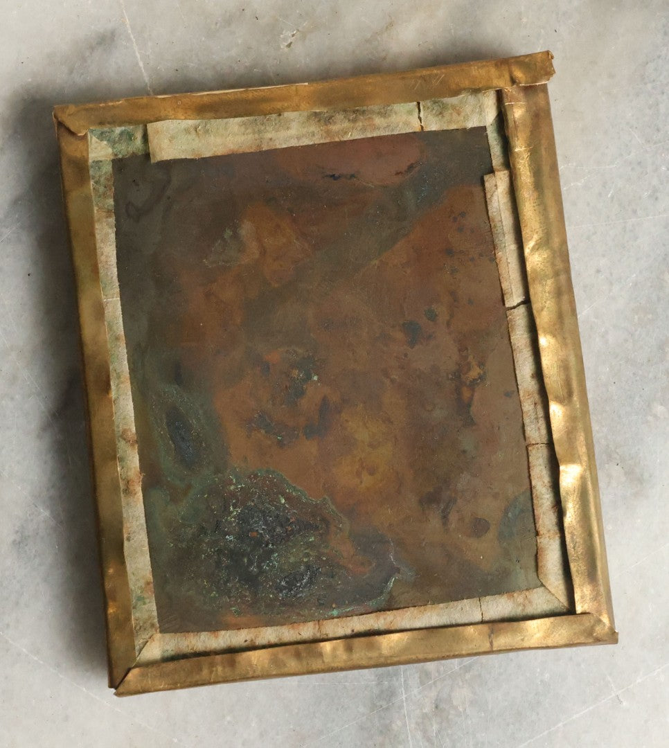 Lot 065 - Antique 1/6th Plate Daguerreotype Photograph Of Woman Wearing Gold Tinted Jewelry Sitting Beside Table With Book, No Case.