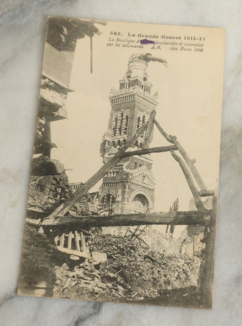 Lot 096 - Grouping Of 24 Antique Real Photo Postcards R.P.P.C. Including Little Girl Dressed As Bo Peep, Little Girls Posing With Chicken, Church Interiors, And Many Exterior Photographs