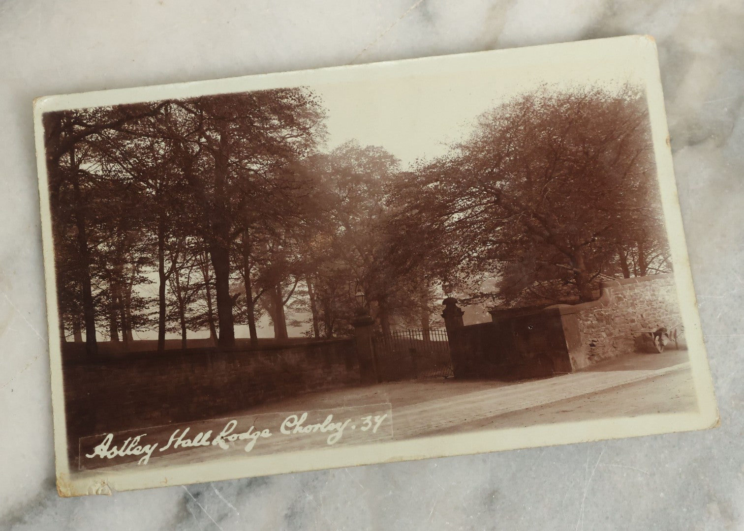 Lot 096 - Grouping Of 24 Antique Real Photo Postcards R.P.P.C. Including Little Girl Dressed As Bo Peep, Little Girls Posing With Chicken, Church Interiors, And Many Exterior Photographs
