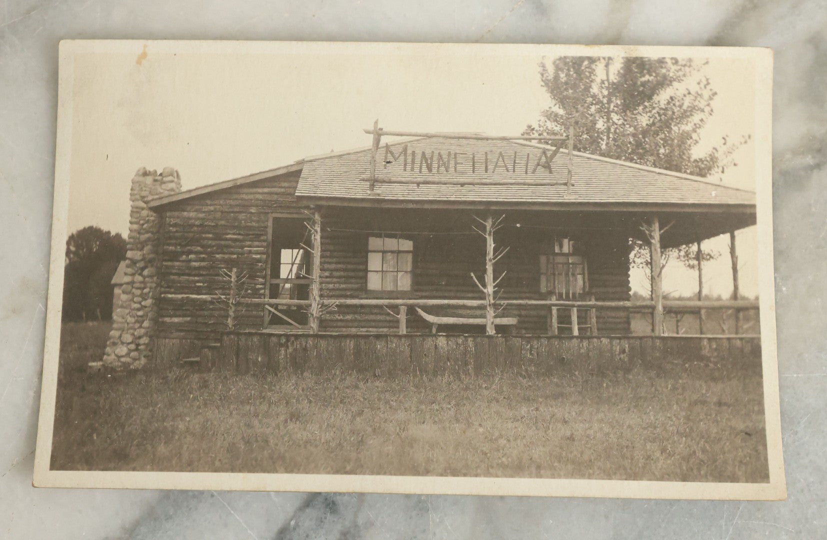 Lot 096 - Grouping Of 24 Antique Real Photo Postcards R.P.P.C. Including Little Girl Dressed As Bo Peep, Little Girls Posing With Chicken, Church Interiors, And Many Exterior Photographs