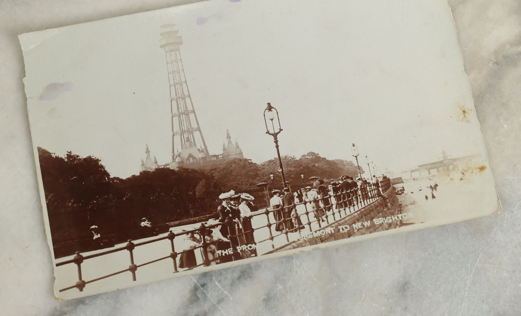 Lot 096 - Grouping Of 24 Antique Real Photo Postcards R.P.P.C. Including Little Girl Dressed As Bo Peep, Little Girls Posing With Chicken, Church Interiors, And Many Exterior Photographs