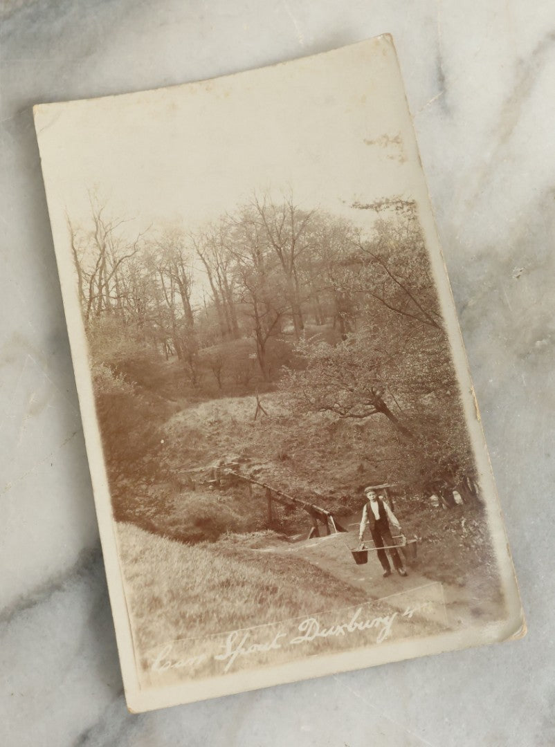 Lot 096 - Grouping Of 24 Antique Real Photo Postcards R.P.P.C. Including Little Girl Dressed As Bo Peep, Little Girls Posing With Chicken, Church Interiors, And Many Exterior Photographs