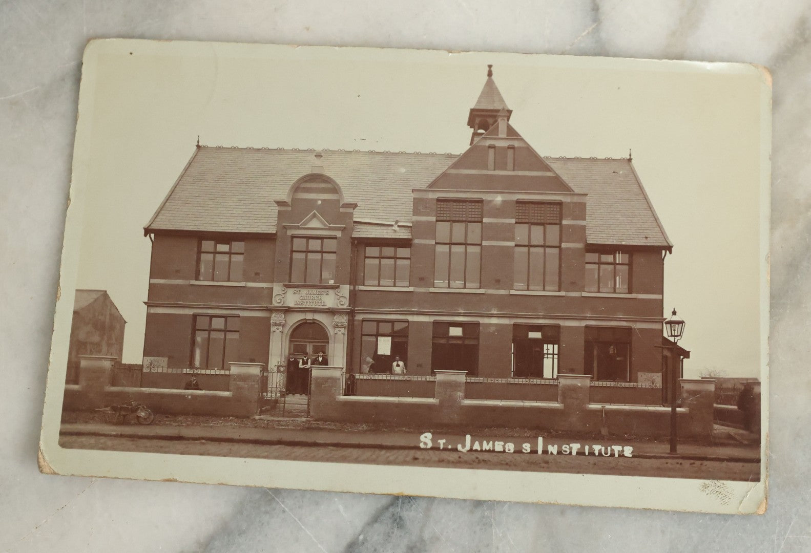 Lot 096 - Grouping Of 24 Antique Real Photo Postcards R.P.P.C. Including Little Girl Dressed As Bo Peep, Little Girls Posing With Chicken, Church Interiors, And Many Exterior Photographs