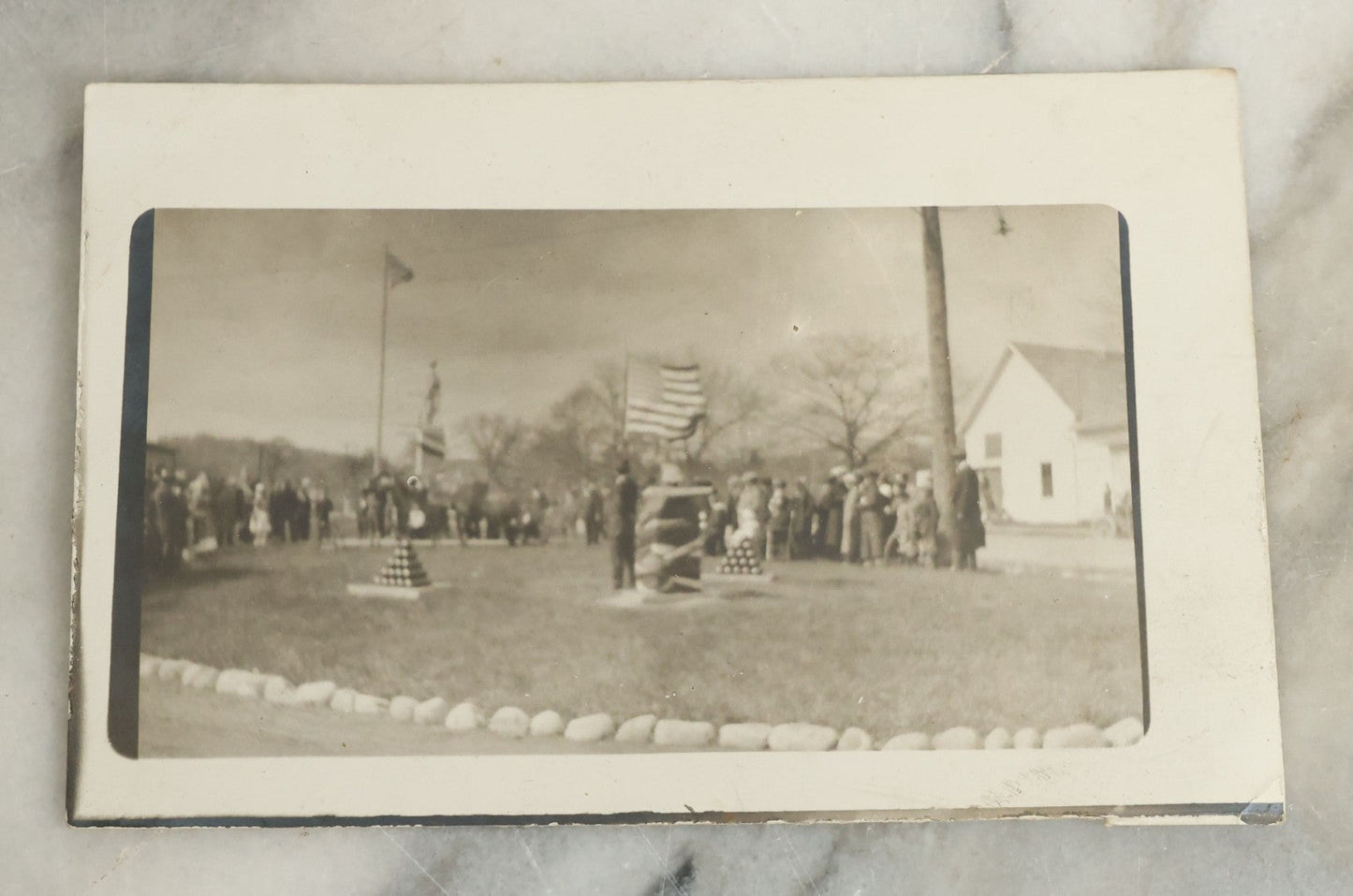 Lot 096 - Grouping Of 24 Antique Real Photo Postcards R.P.P.C. Including Little Girl Dressed As Bo Peep, Little Girls Posing With Chicken, Church Interiors, And Many Exterior Photographs
