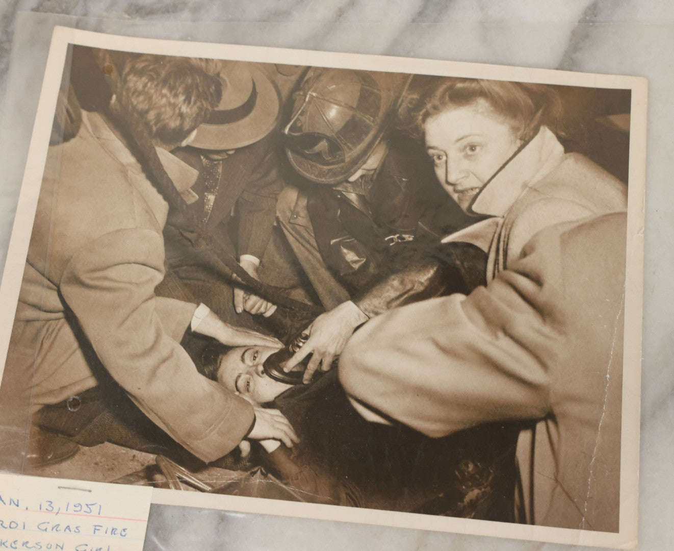 Lot 001 - Extensive Grouping Of 100+ Documentary Press Photos Of Firefighters Battling Fires, Aftermath And Destruction, And Firefighting Apperatus, In And Around The City Of Boston, Late 1930s To 1950s, With Notes Regarding Date And Location, 9" x 7"