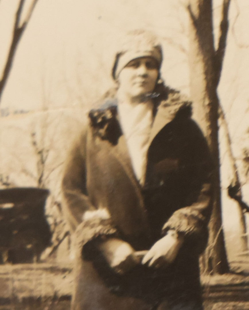 Lot 066 - Antique Snapshot Photo Album With 60+ Photographs, Mostly Of Children, Including Boys Posing On Top Of Eastman Heater Railroad Car, Other Outings From 1925 To 1926, Note No Covers