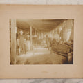 Lot 069 - Antique Boarded Occupational Photograph Of Group Of Workers, Likely In A Tannery