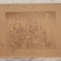 Lot 102 - Antique Boarded Photograph Of Six Well Dressed Men In Stovepipe Top Hats