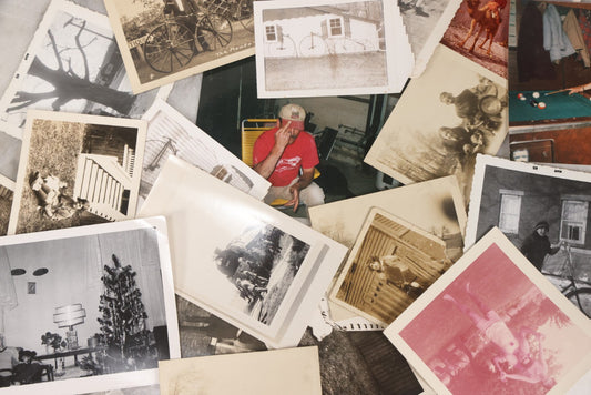 Lot 139 - Grouping Of 25 Vintage Snapshot Vernacular Photographs Including Girls On Motorcycle With Sidecar, Men In Tophats Posing With Bicycles, Man Flipping Off Camera, And More