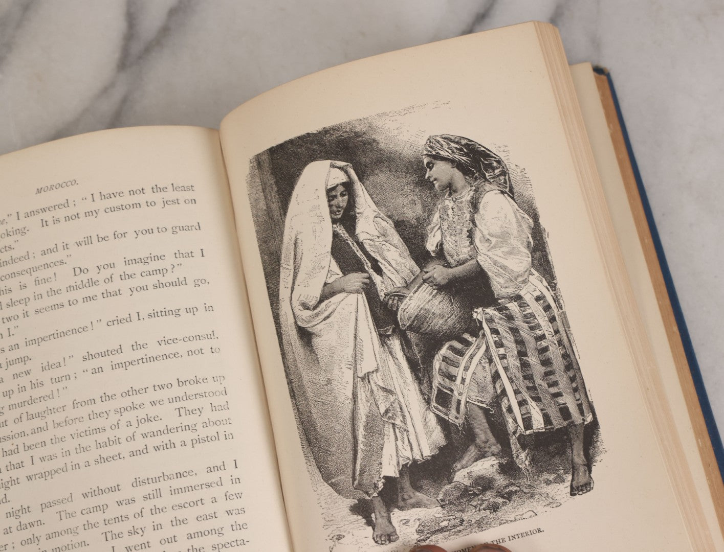 Lot 144 - "Morocco, Its People And Places" Antique Book By Edmondo De Amicis, Translated By C. Rollin-Tilton, Second Edition, Illustrated, G.P. Putnam's Sons, Publishers, New York, 1882