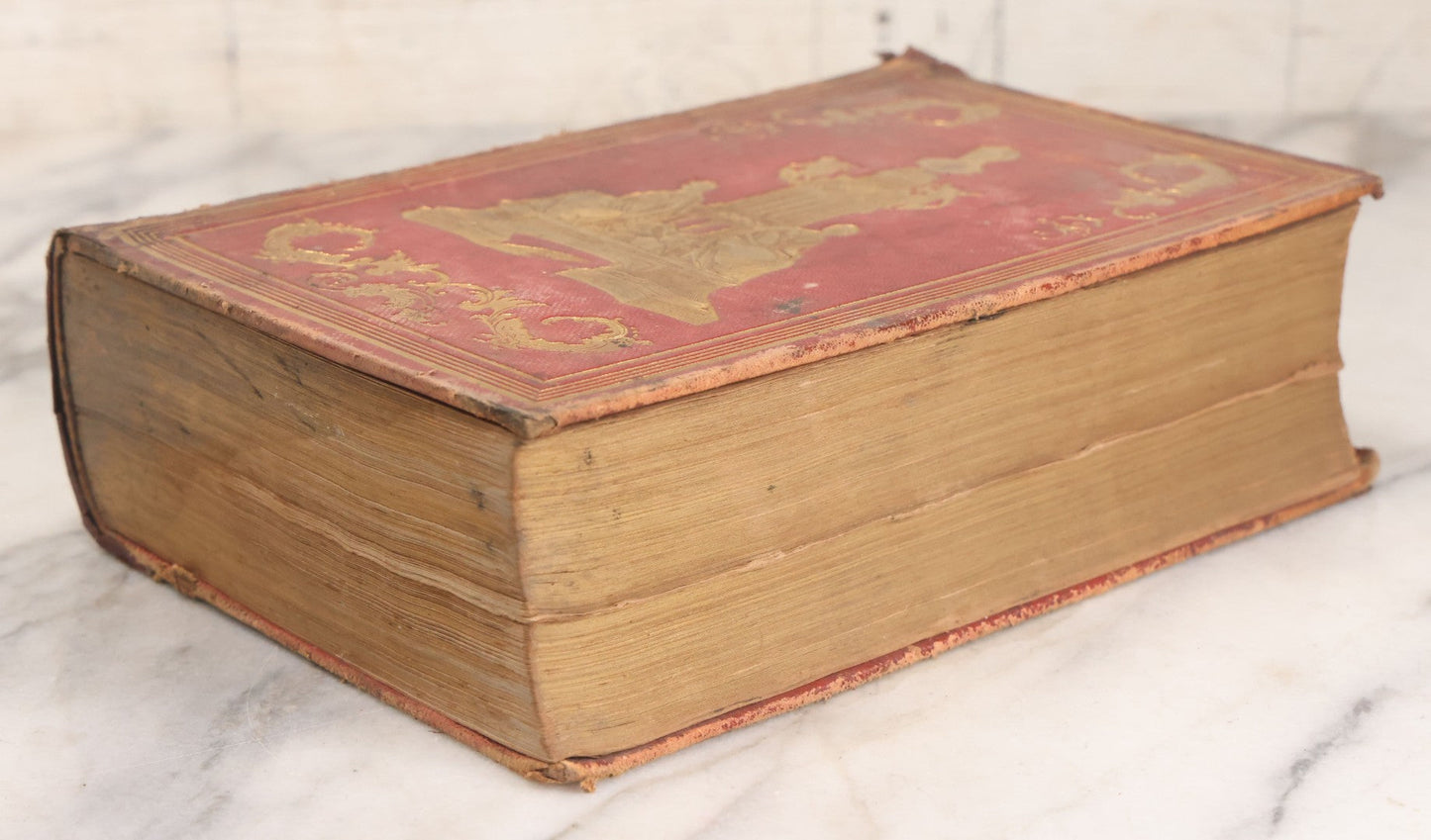 Lot 151 - "The Works Of Lord Byron: Embracing His Suppressed Poems And A Sketch Of His Life" Antique Poetry Book, Illustrated, New Edition, Complete In One Volume, Phillips, Sampson, And Company, Publishers, Boston, 1855