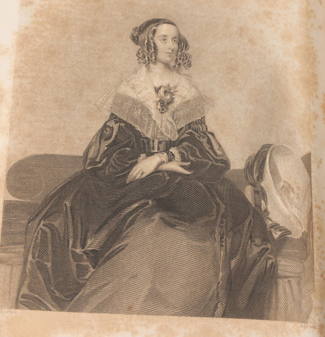 Lot 151 - "The Works Of Lord Byron: Embracing His Suppressed Poems And A Sketch Of His Life" Antique Poetry Book, Illustrated, New Edition, Complete In One Volume, Phillips, Sampson, And Company, Publishers, Boston, 1855