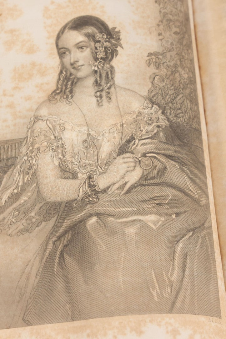 Lot 151 - "The Works Of Lord Byron: Embracing His Suppressed Poems And A Sketch Of His Life" Antique Poetry Book, Illustrated, New Edition, Complete In One Volume, Phillips, Sampson, And Company, Publishers, Boston, 1855