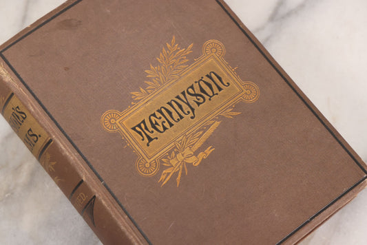 Lot 152 - "The Poetical Works Of Alfred Tennyson, Poet Laureat" Antique Poetry Book, Complete Edition, Illustrated By Gustave Dore And Others, The Manhattan Printing And Publishing Co., New York, 1879