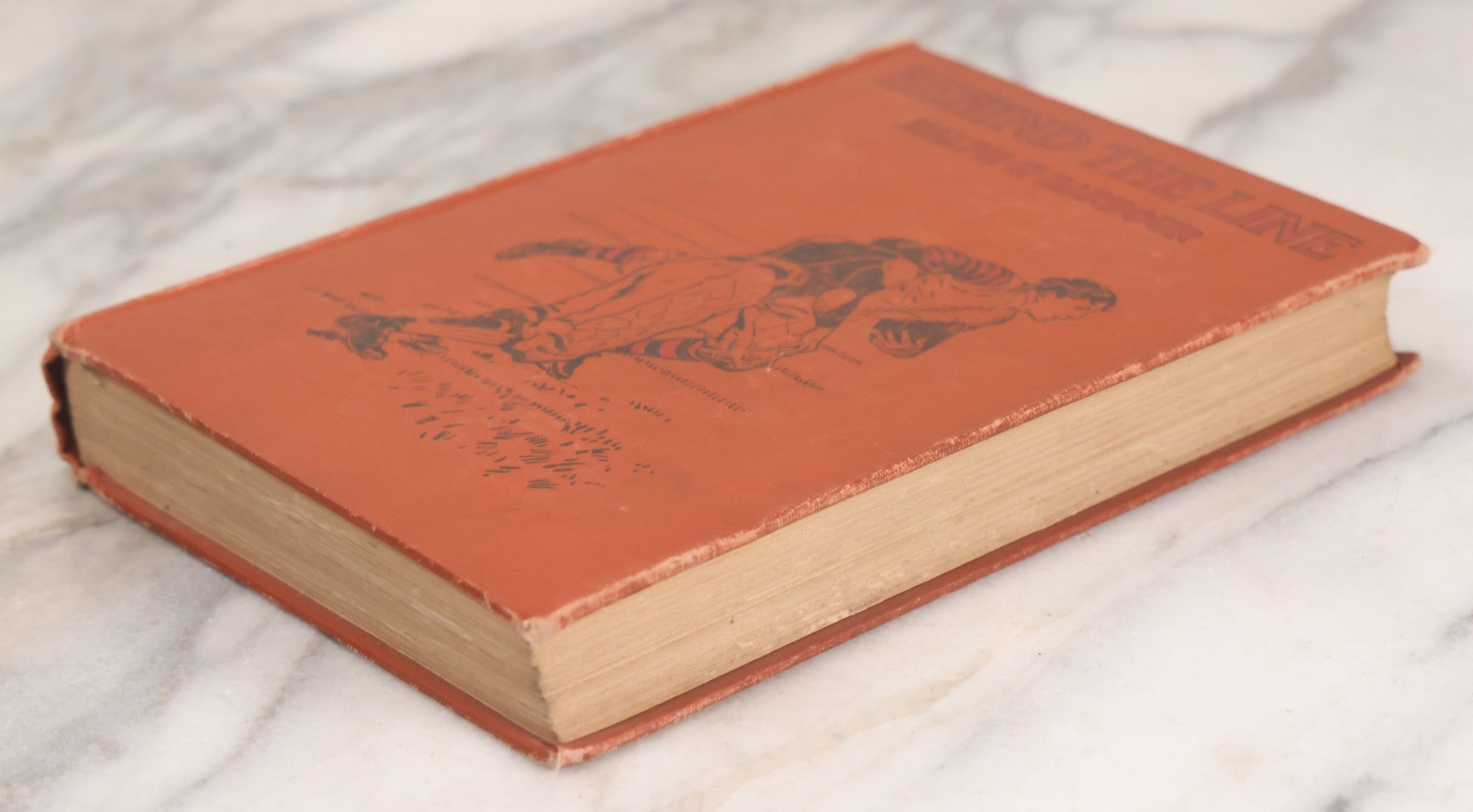 Lot 153 - "Behind The Line: A Story Of College Life And Football" Antique Book By Ralph Henry Barbour, Illustrated By C.M. Relyea, D. Appleton And Company, Publishers, New York, 1905