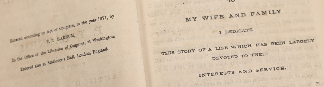 Lot 004 - "Struggles And Triumphs; Or, Forty Years' Recollections Of P.T. Barnum, Written By Himself" Antique Book By The Greatest Showman, P.T. Barnum, Author's Edition, Illustrated, American News Company, Publisher, New York, 1871