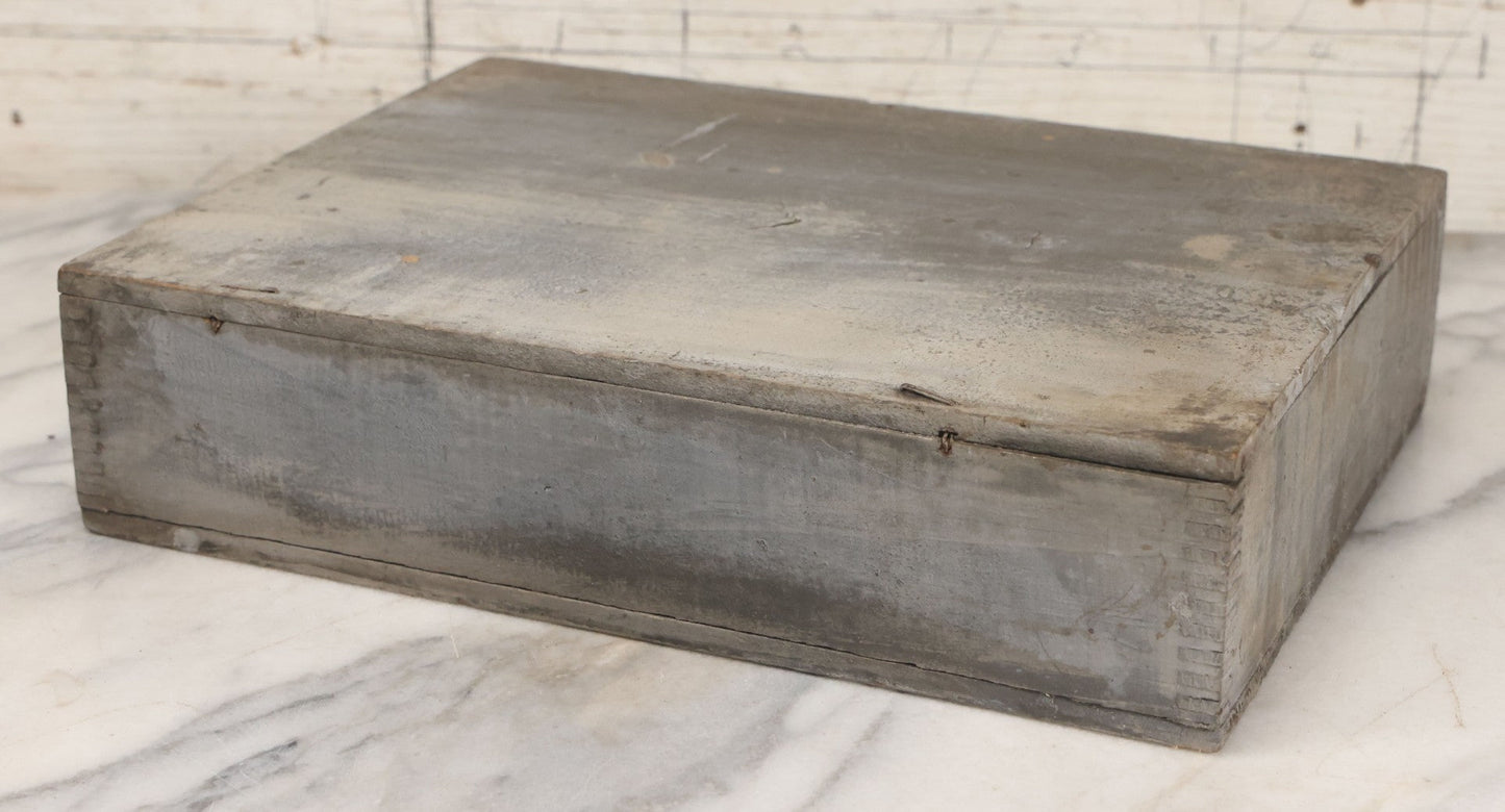 Lot 007 - Antique Wooden Advertising Display Box With Lithographed Interior Label For Lemberger's Blacking, American Oil Paste, Manufactured By The Weikel & Smith Spice Co., Philadelphia, With Eagle Motif