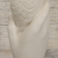 Lot 036 - Vintage Bisque Flower Vase With Hand, Fern, And Petal Motifs, Note Losses To Flower Petals, Chips, 7-3/8" Height