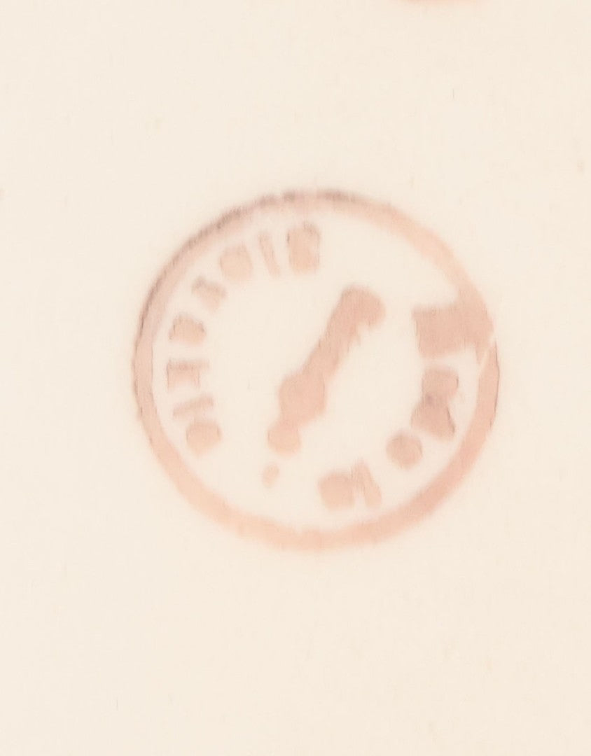 Lot 039 - Pair Of Antique Children's Plate Bowls Including Alphabet Dish With Children Riding Dog And Baby Dish With Child Playing With Toys, Marked Made In Czecho-Slovakia