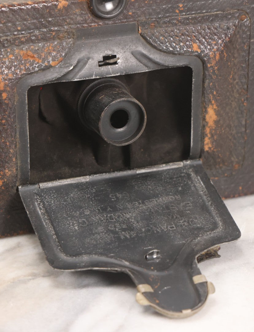 Lot 043 - Antique No. 4 Panoram-Kodak Model B Panoramic Film Camera, Manufactured By Eastman Kodak Co., Rochester, New York, Note Tear In Soft Leather Bellows, For Display Or Restoration, Circa 1902
