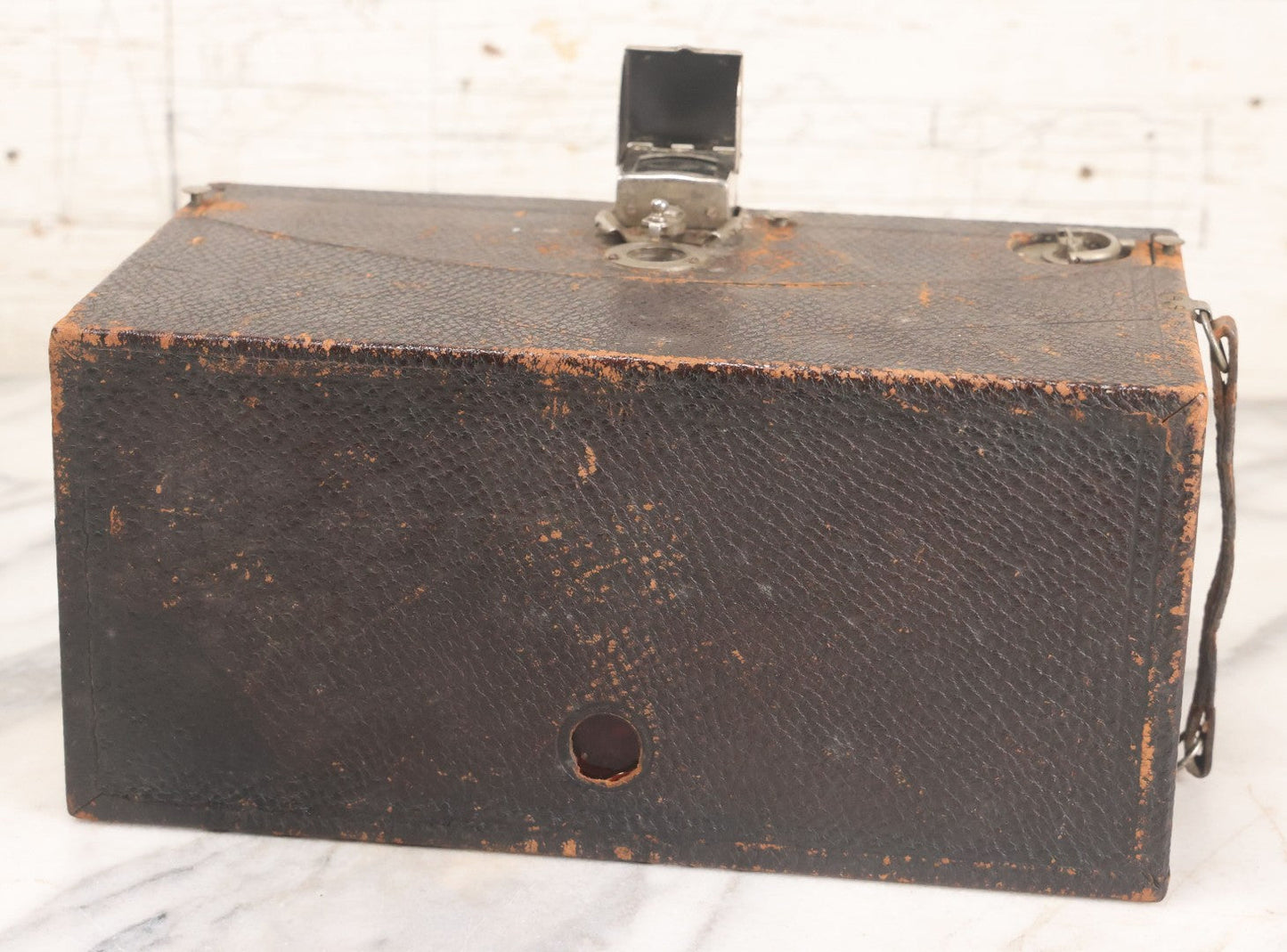 Lot 043 - Antique No. 4 Panoram-Kodak Model B Panoramic Film Camera, Manufactured By Eastman Kodak Co., Rochester, New York, Note Tear In Soft Leather Bellows, For Display Or Restoration, Circa 1902