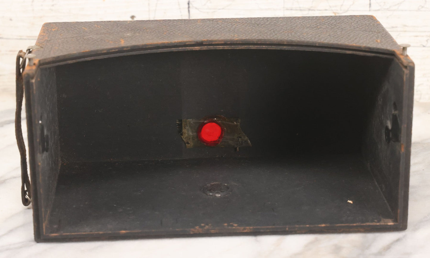 Lot 043 - Antique No. 4 Panoram-Kodak Model B Panoramic Film Camera, Manufactured By Eastman Kodak Co., Rochester, New York, Note Tear In Soft Leather Bellows, For Display Or Restoration, Circa 1902