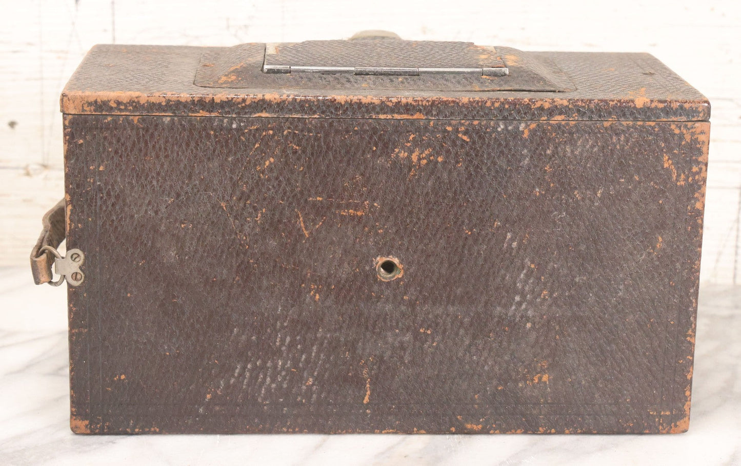 Lot 043 - Antique No. 4 Panoram-Kodak Model B Panoramic Film Camera, Manufactured By Eastman Kodak Co., Rochester, New York, Note Tear In Soft Leather Bellows, For Display Or Restoration, Circa 1902
