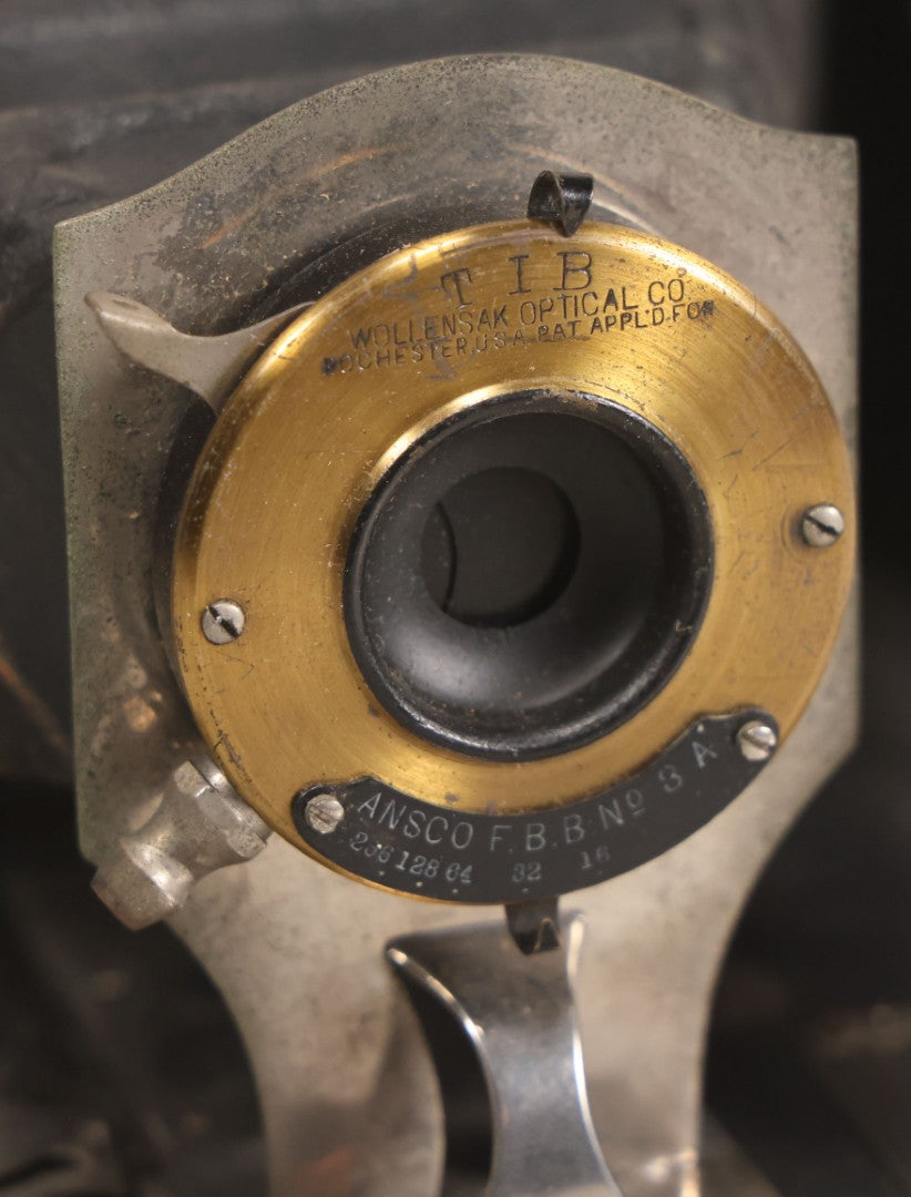 Lot 046 - Antique Ansco No. 3A Folding Buster Brown Model A Folding Camera With Lens By Wollensak Optical Co., Rochester, New York, Circa 1915