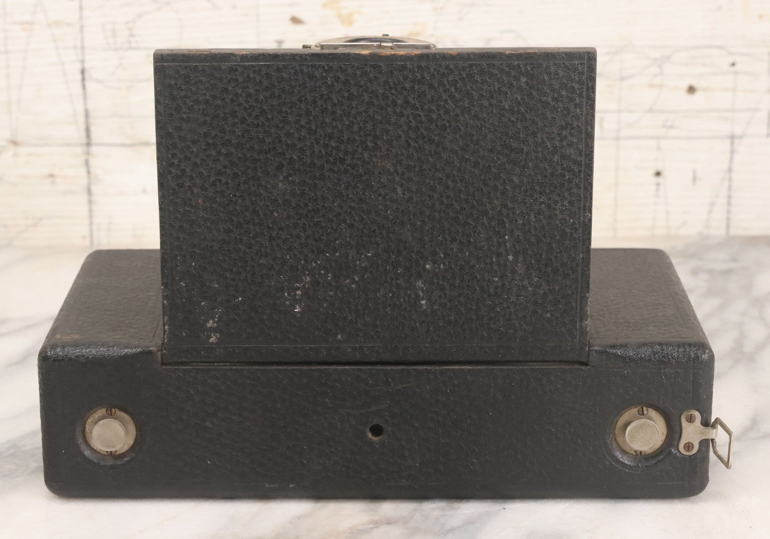 Lot 046 - Antique Ansco No. 3A Folding Buster Brown Model A Folding Camera With Lens By Wollensak Optical Co., Rochester, New York, Circa 1915