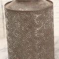 Lot 050 - Antique Coffee Tin From 5th Ave Mocha & Java, John B. O'Donohue & Co, New York, With Pinwheel Design, Note Rust, Holes