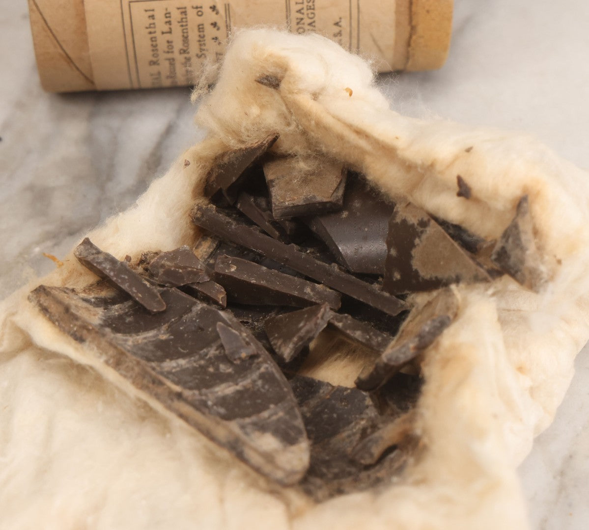 Lot 051 - Grouping Of Eight Antique "Dr. Rosenthal's Original Language Records; The Language Phone Method [...] Of Practical Linguistry," Wax Recoreds In Original Cardboard Tubes & Paper Labels, International College Of Languages, New York, Some Damaged