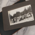 Lot 063 - Antique Snapshot Photo Album With 24 Photographs Of Turn Of The Century Coastal Towns And Farms With Group Photos Of Beach And Other Outings, Likely Maine, New England, Note Cover Detached
