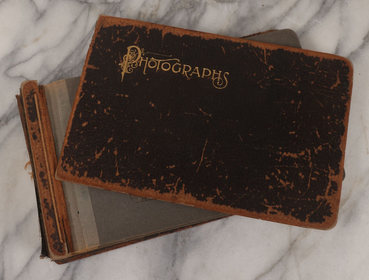 Lot 063 - Antique Snapshot Photo Album With 24 Photographs Of Turn Of The Century Coastal Towns And Farms With Group Photos Of Beach And Other Outings, Likely Maine, New England, Note Cover Detached