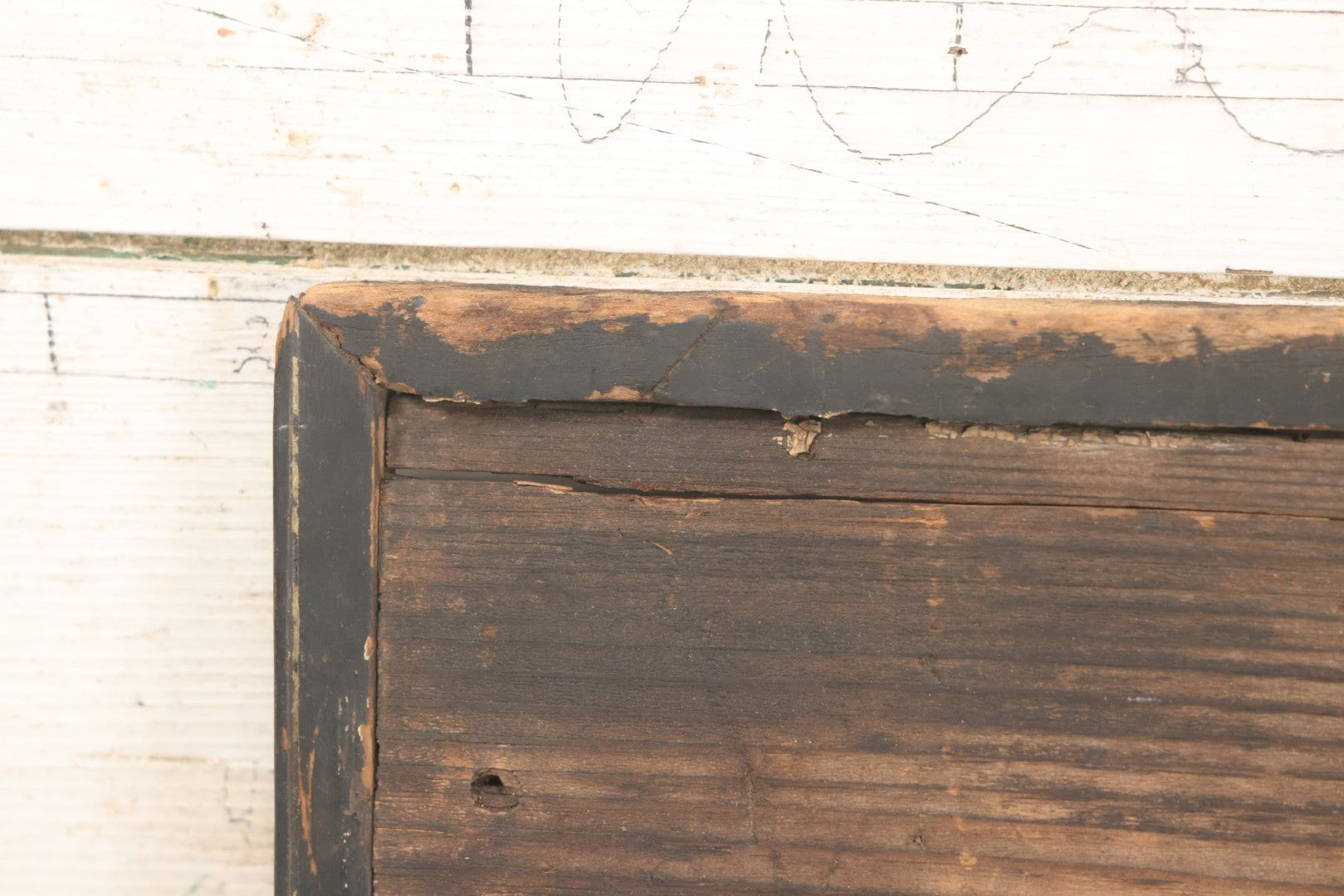 Lot 002 - Antique Carved And Painted "No Trespassing" Wood Sign With Raised Letters And Black Paint, Original Wear As Seen, 22-7/8" W x 8-5/6"H