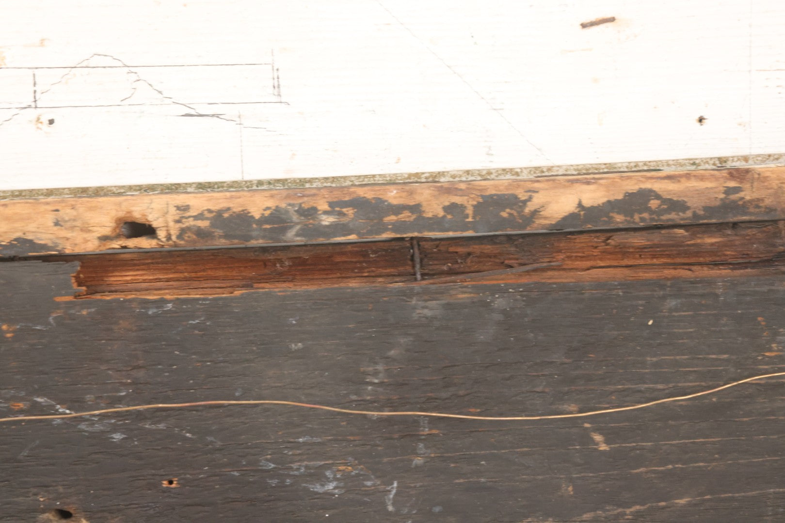 Lot 002 - Antique Carved And Painted "No Trespassing" Wood Sign With Raised Letters And Black Paint, Original Wear As Seen, 22-7/8" W x 8-5/6"H