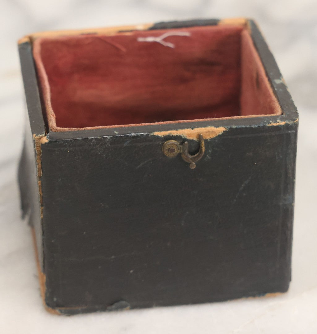 Lot 006 - Antique Brass Spring Loaded Bloodletting Fleam, Medical Device, With Partial Original Box