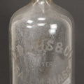Lot 011 - Antique D. Davis & Co., Salem, Massachusetts, Glass Seltzer Soda Bottle With Matching Stamped Siphon Head