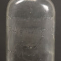Lot 012 - Antique Bug Killer Glass Bottle, "Dead Stuck" For Bugs, With Pierced Bug Raised Graphic And Lettering, The Philadelphia Chemical Co., Castle, Germany, And Philadelphia, Pennsylvania, 8-5/8" Height