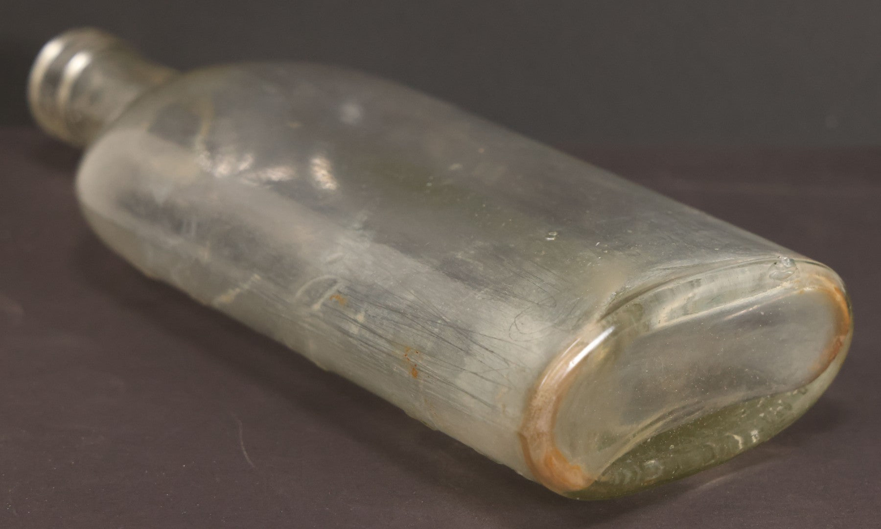 Lot 012 - Antique Bug Killer Glass Bottle, "Dead Stuck" For Bugs, With Pierced Bug Raised Graphic And Lettering, The Philadelphia Chemical Co., Castle, Germany, And Philadelphia, Pennsylvania, 8-5/8" Height