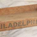 Lot 030 - Vintage Philadelphia Cream Cheese Shallow Finger Jointed Advertising Box, Kraft-Phenix Cheese Company