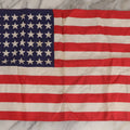Lot 033 - Vintage Silk 48 Star American Flag (1912-1959), Has Fold Marks, Needs Ironing, 17" W x 11-1/4" H